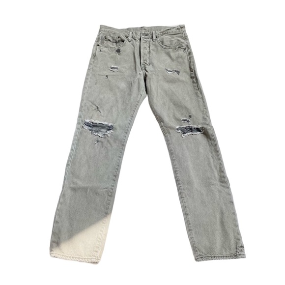 Men’s 31 Levi’s 501 Gray Jeans/Pants - Picture 2 of 11